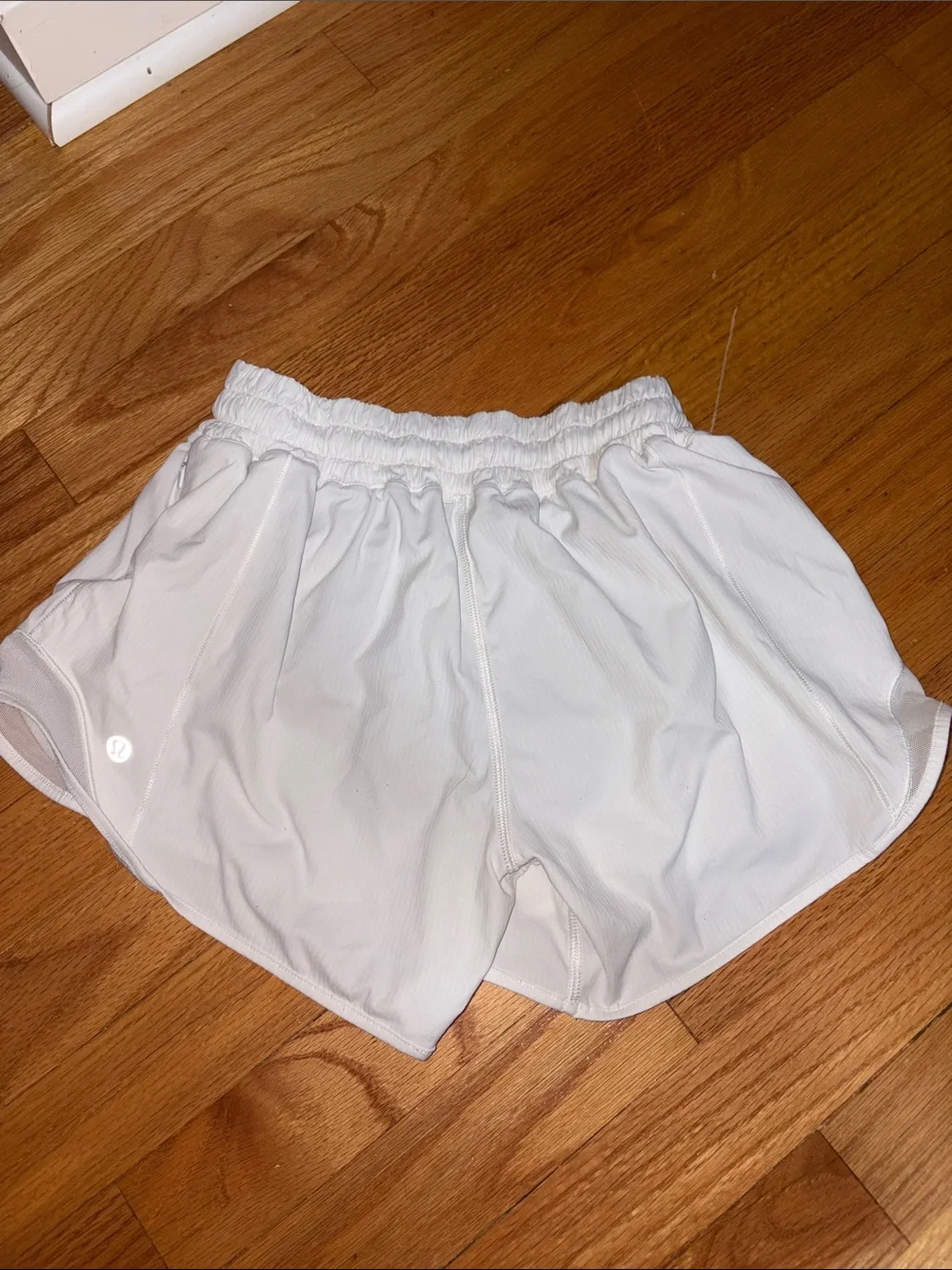 Women’s White Lululemon Shorts